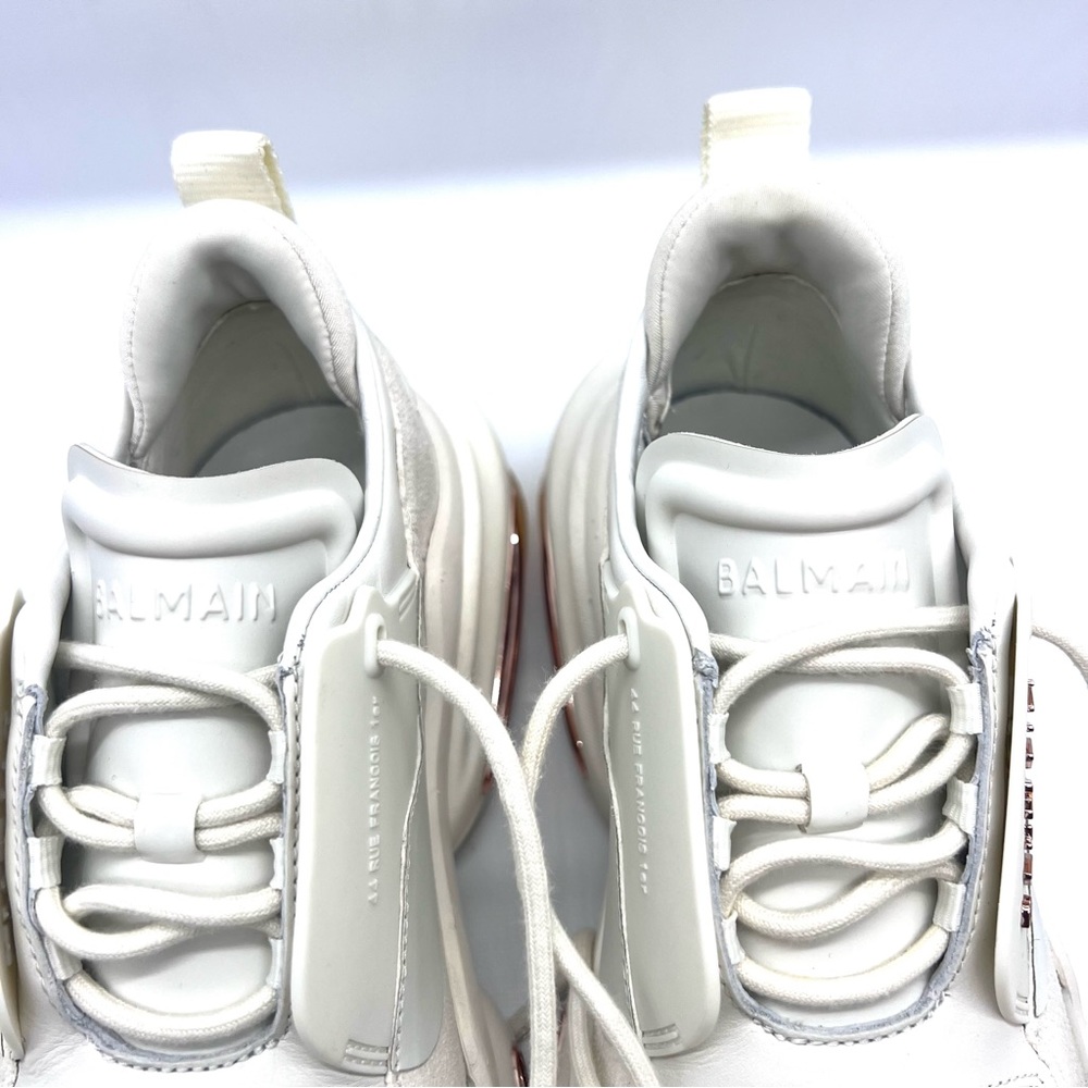 BALMAIN
Women's White B-bold Low Top Sneakers - Picture 4 of 11